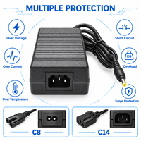 Adaptateur secteur de bureau à commutation AC/DC à sortie stable 96W 12V 8A, efficacité énergétique de niveau VI, prix d'usine, pour moniteur et lampe intelligente
