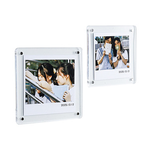 Couple Home DIY ảnh Tường Nam châm tủ lạnh Sticker 3 inch thẻ nhỏ hiển thị từ acrylic khung hình - Product Image 1