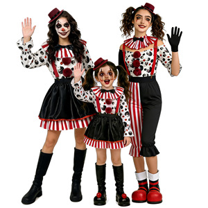 Yi Xiaoyi – ensemble de costumes de clown pour filles, tenue assortie pour la fête d'Halloween, taille réglable, robe de spectacle pour enfants - Product Image 5