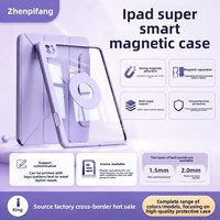 Étui magnétique détachable double face en acrylique à prix de gros pour tablettes iPad Mini, Air, Pro 8.3, 10.2, 10.9, 11, 12.9, 13 pouces