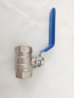 Válvula de Bola de Latón, con Bola y Vástago de Latón, con Sellado de PTFE, Soporta una Presión de 1 MPa