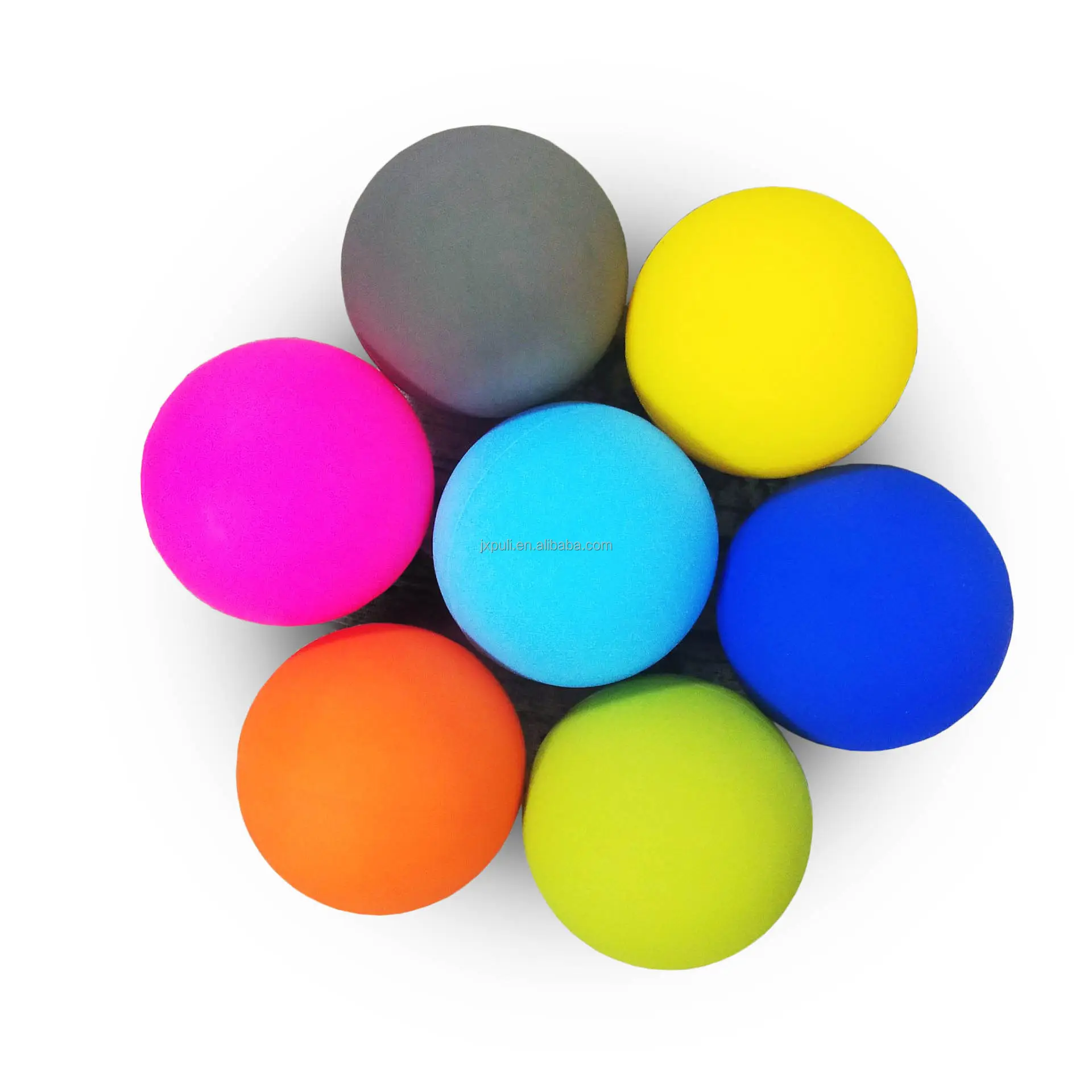 Kunden spezifisches Design und Logo Gummi elastische Ball Massage bälle