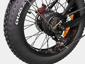 Vélo électrique tout-terrain Q30 20 pouces avec pneus larges, 48V 20Ah, double suspension, freins à disque hydrauliques, Shimano 7 vitesses, vélo électrique tout-terrain - Product Image 4