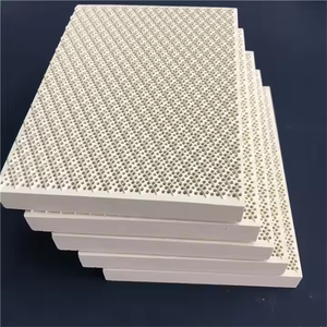 Accessoire de <span class=keywords><strong>barbecue</strong></span>, grilles à gaz pour <span class=keywords><strong>barbecue</strong></span>, brûleur extérieur, four infrarouge réfractaire, <span class=keywords><strong>plaque</strong></span> chauffante en céramique cordierite en nid d'abeille, plaques poreuses - Product Image 3