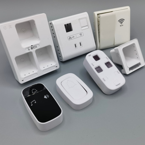 Tùy chỉnh độ chính xác cao tiêm đúc các bộ phận nhựa điện tử bao gồm cả thiết bị chuyển mạch doorbells điều khiển từ xa các nút khác - Product Image 3