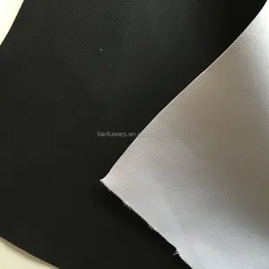 320cm width Popular 100 Pct Polyester black back fabric for indoor direct printing and heat transfer printing blackout