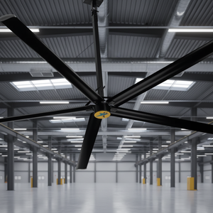 Ventilateur de plafond industriel HVLS Austar, solution avancée de circulation d'air pour entrepôts et espaces commerciaux avec pales aérodynamiques - Product Image 1