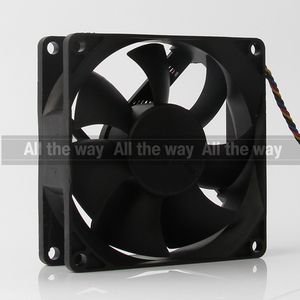 <span class=keywords><strong>Foxconn</strong></span> 24V 48V DC12V 0.60A EC AC 80X80X25mm 8ซม. 8025 4เส้นระบายความร้อนท่อระบายไอเสีย PVA080G12H-P00 - Product Image 5