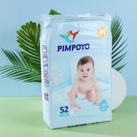 Pañales Desechables de Algodón de Grado Médico, 50 Piezas por Paquete, Prevención de Fugas 3D, Suaves, Transpirables y Absorbentes