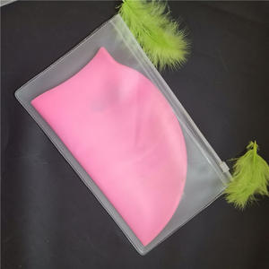 2025 popular <b>Swimming</b> <b>cap</b> packaging bag semi-transparent matte cold resistant and compressible eva <b>swimming</b> - Product Image 1
