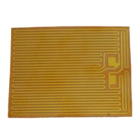 Plaque chauffante flexible en Kapton ultra-mince en film polyimide PI de 35 mm 65 W, personnalisable 3,7 V 5 V 12 V avec adhésif pour carte PCB