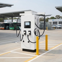 Station de recharge DC pour véhicules électriques 600 kW, type split, armoire d'alimentation 10 pistolets, chargeur rapide pour bus et parcs logistiques