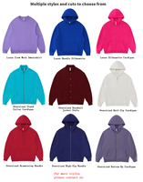 Ensemble sweat à capuche et jogging en molleton épais 400 g/m² coton-polyester, personnalisable OEM/ODM avec logo, unisexe, coupe oversize, style streetwear