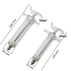 10ml Nhựa thép ống tiêm tự động Chim Vẹt trung chuyển động vật ăn thuốc súng gia cầm drencher vòi phun TPX thú y - Product Image 3