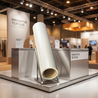 Stand d'exposition modulaire en forme droite en tissu Flex Banner pour salon professionnel, options multicolores