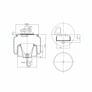 Soffietti, Sospensioni Pneumatiche Adatte per Molle ad Aria IVECO 290.1.391 - Product Image 1