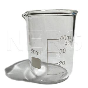 एनईआरएस व्हाइट इनेमल ग्रेजुएशन साफ़ चिकना बुलबुला मुक्त बोरोसिलिकेट 50 मिलीलीटर बीकर - Product Image 3