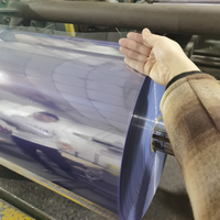 Rouleau de plastique PVC rigide transparent imprimé UV de 0,2 mm à 2 mm d'épaisseur
