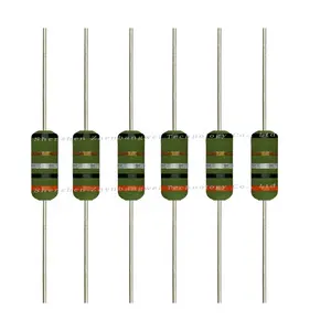 Fio revestido 1w r3 0.3 ohm produto verde resistor r30, resistores de baixo ohm, resistência de 2 resistores
