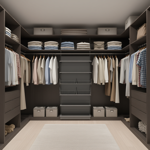 La Valla Metal Divider L40CM H15CM Five Layer Space Saving Display Rack For Closet Storage Organization - Product Image 2