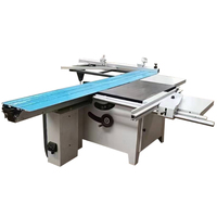 Haute précision MJ6128 45 degrés bois contreplaqué mélamine coupe équerre scie Machine panneau coulissant scie Table scie pour le travail du bois