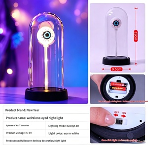 Lámpara de Mesa LED con Forma de Ojo, Luz Nocturna, Decoración Espeluznante para Halloween, Decoración para Fiestas y Casas Encantadas - Product Image 6