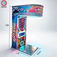 Bornes de frappe d'arcade à monnayeur, affichage du score, en métal, garantie 1 an, équipement de divertissement pour enfants, directement de l'usine