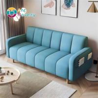 Canapé-lit moderne en tissu AntNovelty avec design multifonctionnel pour les petits espaces, chambre à coucher et utilisation en hôtel
