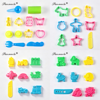 Panwenbo 26 Pièces Set Pâte à Modeler Éducative Bricolage pour Enfants Modèles Animaux Gâteaux Fruits Outils Pâte à Modeler et Moules