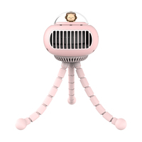 Kinyilo Portable automatique 3600mAh batterie 4 vitesses vent naturel rotatif UFO bébé poussette ventilateur pour landau