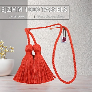 Sjzmm Pompons en rayonne 100% de haute qualité, 5 cm, 1000 couleurs pour la fabrication de bijoux, la décoration textile de la maison - Product Image 3