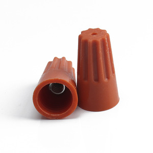 IQIHUI 250Pcs Wire Connector Twist Nuts Caps Screw <b>Terminals</b> Box Pack A0816 Series PC Material China Made - Product Image 4