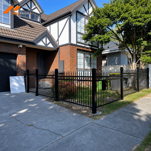 Ornamental Aluminum Picket <b>Fence</b> Panels Decorative Spear Head Security Boundary Fencing <b>for</b> Government Infrastructure Projects - Product Image 2