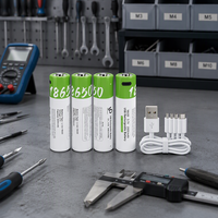 SMARTOOOLS Baterai Lithium Ion 18650 Isi Ulang Tipe-C 3.7V 2000mAh Silinder 2 Buah Dapat Digunakan Kembali Garansi 2 Tahun CE/FCC