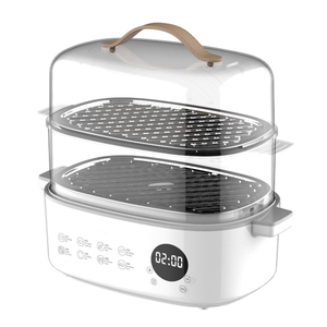 Temps préréglé multifonctionnel 18L 1200W <span class=keywords><strong>cuiseur</strong></span> à <span class=keywords><strong>vapeur</strong></span> rapide 3 couches grande capacité SUS 304 PP cuiseurs à <span class=keywords><strong>vapeur</strong></span> électriques pour le ménage - Product Image 5