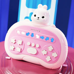 Kids <b>Electronic</b> Handheld <b>Game</b> Player Rhythm Master Dance Machine Educational Toys Bear Portable Gaming Console <b>Game</b> for Toddler - Product Image 5