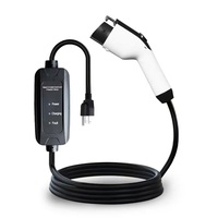 Chargeur EV portable HPConnect fixe et réglable SAEJ 1772 Type 1 Niveau 2 pour la maison avec prise NEMA