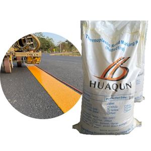 Peinture thermoplastique réfléchissante pour marquage routier, livraison rapide, peinture routière blanche à chaud, matériau de peinture routière à prix avantageux, revêtement efficace - Product Image 1