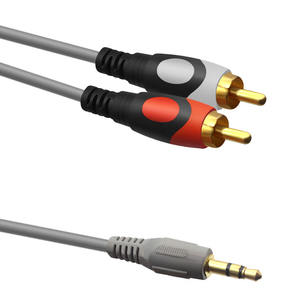 Cable divisor de Audio estéreo de alta calidad para auriculares Edifer Home Theater DVD, 3,5mm, macho a 2 RCA - Product Image 3