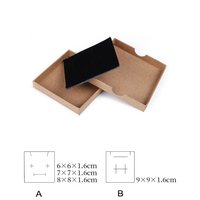 Cajas de embalaje de joyería con logotipo personalizado, caja de papel ecológica, 2022