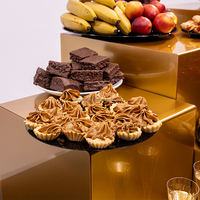 Présentoir à 8 gâteaux en acrylique pour mariage, présentateur de bonbons, anniversaire unique, lucite, pour gâteaux