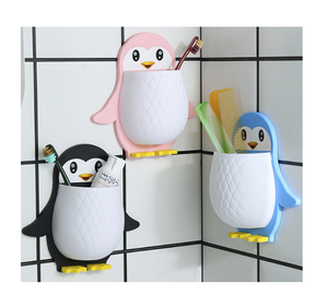 Organizador de Baño, Toallero de Pared con Drenaje, Diseño de Pingüino - Product Image 1