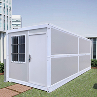 Maison conteneur mobile modulaire préfabriquée détachable de 40 pieds, alimentée à l'énergie solaire, pour hôtel, villa, avec panneaux sandwich en kit et design moderne