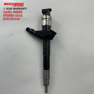 หัวฉีดน้ำมันดีเซลคอมมอนเรลประสิทธิภาพสูง รุ่น 16600-VM00D 095000-6240 สำหรับรถยนต์นิสสัน นาวาร่า D40 D22 NP300 เครื่องยนต์ YD25 2.5dCi - Product Image 1