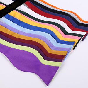 <span class=keywords><strong>Papillon</strong></span> in Raso di Poliestere per <span class=keywords><strong>Uomo</strong></span>, Tinta Unita Nera, Autoallacciante e Regolabile per Matrimoni e Feste - Product Image 1