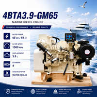 Moteur diesel marin turbocompressé SCDC Cums 4BTA3.9 Série 4BTA3.9-GM65 65 kW 1500 tr/min pour navires de marchandises et opérations de bateaux de pêche