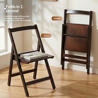 Chaise de bureau pliante de style médiéval, combinaison mobilier de maison pour étudiant, écriture, petit appartement, chambre, bureau, ordinateur