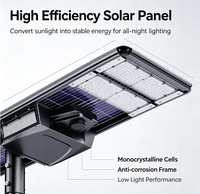 Tête de lampadaire solaire LED étanche IP65 haute luminosité 50W, tête de lampe de remplacement pour projet municipal