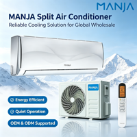Climatiseur intelligent mural chaud/froid haute qualité 12000 BTU pour la maison, compatible R410a, R32, R290