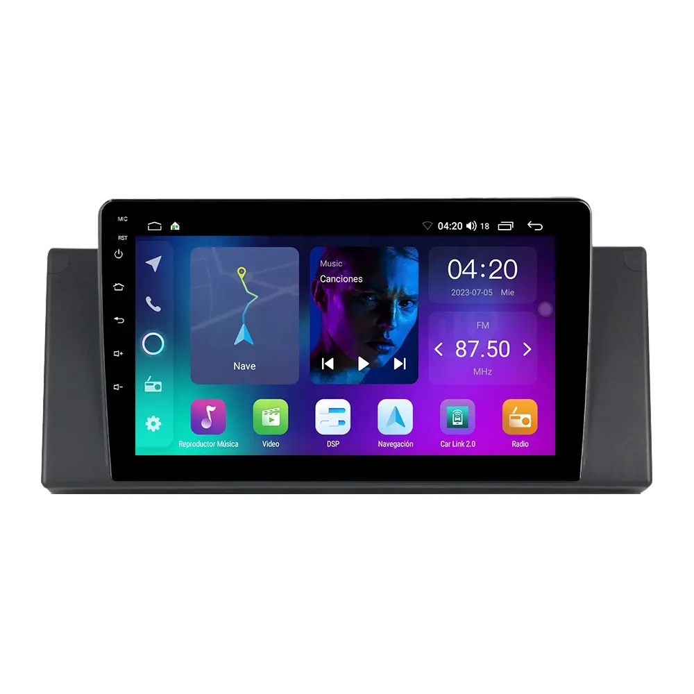 Navifly voiture écran tactile musique lecteur android pour BMW E53 système multimédia vidéo électronique stéréo GPS 4G